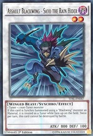 Assault Blackwing - Sayo the Rain Hider (TDIL-EN047) - The Dark Illusion 1st Edition
