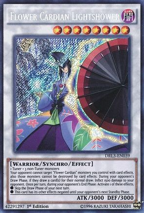Flower Cardian Lightshower (DRL3-EN039) - Dragons of Legend: Unleashed 1st Edition