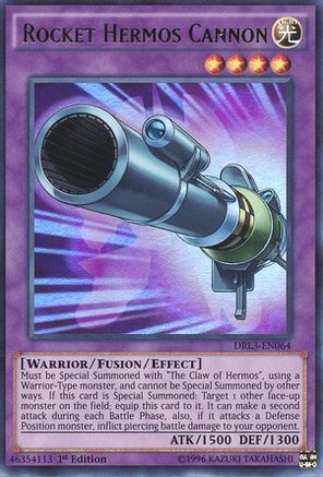 Rocket Hermos Cannon (DRL3-EN064) - Dragons of Legend: Unleashed 1st Edition