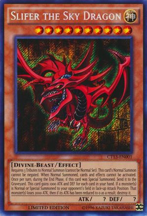 Slifer the Sky Dragon (CT13-EN001) - 2016 Mega-Tins Limited