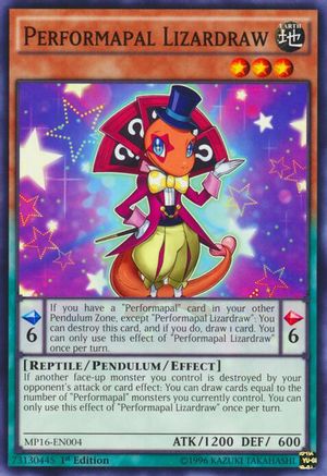 Performapal Lizardraw (MP16-EN004) - 2016 Mega-Tins Mega Pack Unlimited