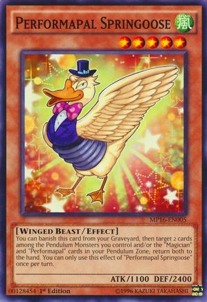 Performapal Springoose (MP16-EN005) - 2016 Mega-Tins Mega Pack Unlimited