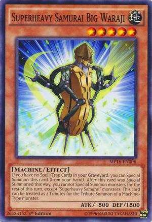 Superheavy Samurai Big Waraji (MP16-EN006) - 2016 Mega-Tins Mega Pack Unlimited