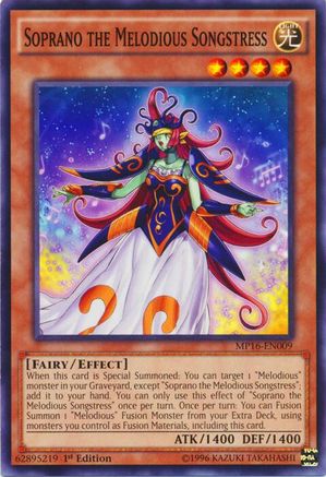 Soprano the Melodious Songstress (MP16-EN009) - 2016 Mega-Tins Mega Pack Unlimited