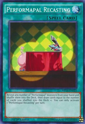 Performapal Recasting (MP16-EN023) - 2016 Mega-Tins Mega Pack 1st Edition