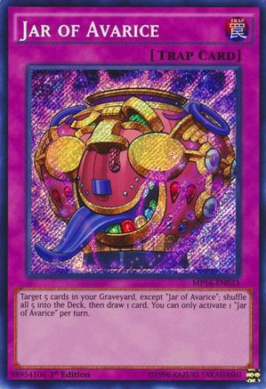 Jar of Avarice (MP16-EN033) - 2016 Mega-Tins Mega Pack Unlimited