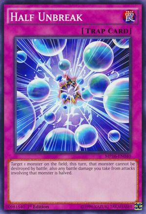 Half Unbreak (MP16-EN040) - 2016 Mega-Tins Mega Pack Unlimited