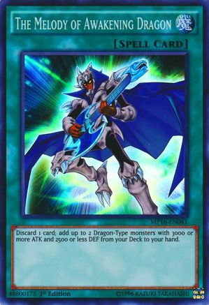 The Melody of Awakening Dragon (MP16-EN041) - 2016 Mega-Tins Mega Pack Unlimited