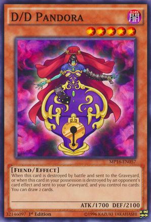 D/D Pandora (MP16-EN057) - 2016 Mega-Tins Mega Pack 1st Edition