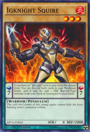 Igknight Squire (MP16-EN065) - 2016 Mega-Tins Mega Pack Unlimited