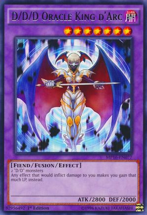 D/D/D Oracle King d'Arc (MP16-EN077) - 2016 Mega-Tins Mega Pack Unlimited