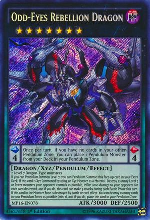 Odd-Eyes Rebellion Dragon (MP16-EN078) - 2016 Mega-Tins Mega Pack Unlimited