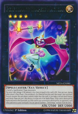 Performage Trapeze Magician (MP16-EN080) - 2016 Mega-Tins Mega Pack 1st Edition