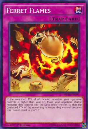 Ferret Flames (MP16-EN093) - 2016 Mega-Tins Mega Pack Unlimited