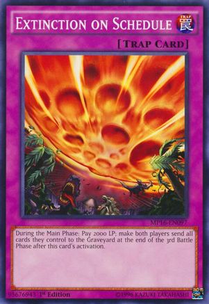 Extinction on Schedule (MP16-EN097) - 2016 Mega-Tins Mega Pack Unlimited