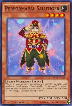 Performapal Salutiger (MP16-EN102) - 2016 Mega-Tins Mega Pack Unlimited