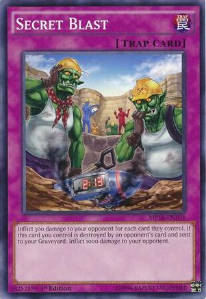 Secret Blast (MP16-EN104) - 2016 Mega-Tins Mega Pack 1st Edition