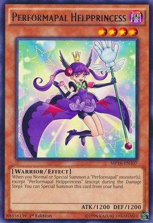 Performapal Helpprincess (MP16-EN107) - 2016 Mega-Tins Mega Pack Unlimited
