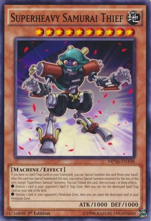 Superheavy Samurai Thief (MP16-EN108) - 2016 Mega-Tins Mega Pack 1st Edition