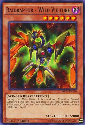 Raidraptor - Wild Vulture (MP16-EN116) - 2016 Mega-Tins Mega Pack Unlimited