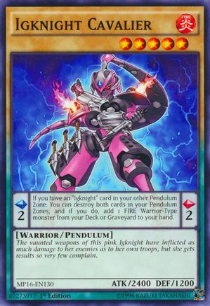 Igknight Cavalier (MP16-EN130) - 2016 Mega-Tins Mega Pack 1st Edition