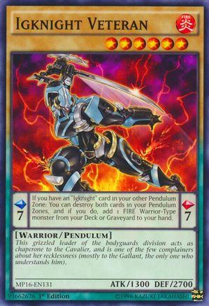 Igknight Veteran (MP16-EN131) - 2016 Mega-Tins Mega Pack 1st Edition