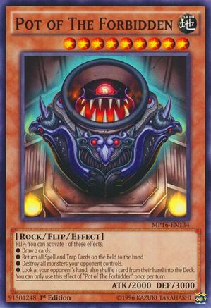 Pot of The Forbidden (MP16-EN134) - 2016 Mega-Tins Mega Pack 1st Edition