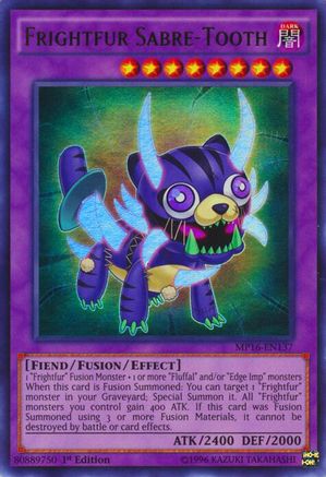 Frightfur Sabre-Tooth (MP16-EN137) - 2016 Mega-Tins Mega Pack Unlimited