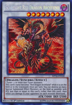 Scarlight Red Dragon Archfiend (MP16-EN140) - 2016 Mega-Tins Mega Pack 1st Edition