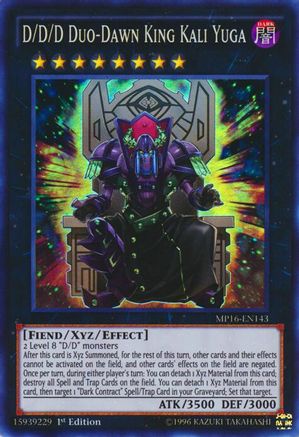D/D/D Duo-Dawn King Kali Yuga (MP16-EN143) - 2016 Mega-Tins Mega Pack 1st Edition