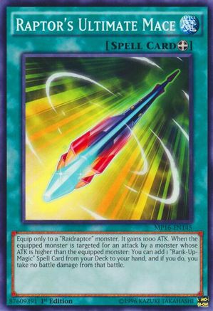 Raptor's Ultimate Mace (MP16-EN145) - 2016 Mega-Tins Mega Pack Unlimited
