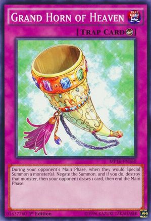Grand Horn of Heaven (MP16-EN160) - 2016 Mega-Tins Mega Pack Unlimited