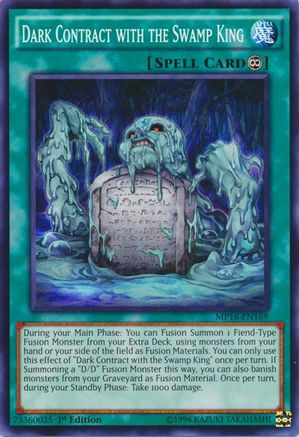 Dark Contract with the Swamp King (MP16-EN169) - 2016 Mega-Tins Mega Pack Unlimited