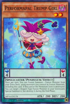 Performapal Trump Girl (MP16-EN178) - 2016 Mega-Tins Mega Pack Unlimited