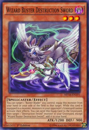 Wizard Buster Destruction Sword (MP16-EN191) - 2016 Mega-Tins Mega Pack Unlimited