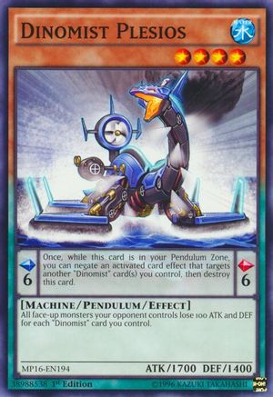 Dinomist Plesios (MP16-EN194) - 2016 Mega-Tins Mega Pack 1st Edition