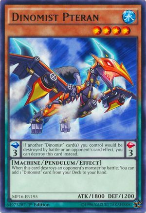 Dinomist Pteran (MP16-EN195) - 2016 Mega-Tins Mega Pack 1st Edition
