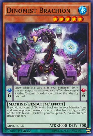 Dinomist Brachion (MP16-EN196) - 2016 Mega-Tins Mega Pack Unlimited