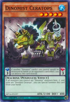Dinomist Ceratops (MP16-EN197) - 2016 Mega-Tins Mega Pack 1st Edition