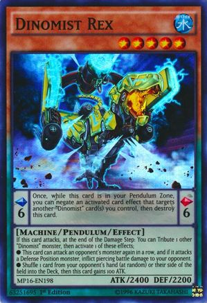 Dinomist Rex (MP16-EN198) - 2016 Mega-Tins Mega Pack 1st Edition
