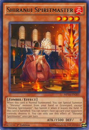 Shiranui Spiritmaster (MP16-EN201) - 2016 Mega-Tins Mega Pack 1st Edition