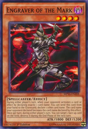 Engraver of the Mark (MP16-EN208) - 2016 Mega-Tins Mega Pack Unlimited