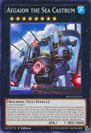 Aegaion the Sea Castrum (MP16-EN213) - 2016 Mega-Tins Mega Pack 1st Edition