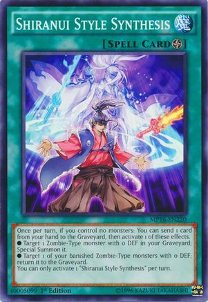 Shiranui Style Synthesis (MP16-EN220) - 2016 Mega-Tins Mega Pack 1st Edition