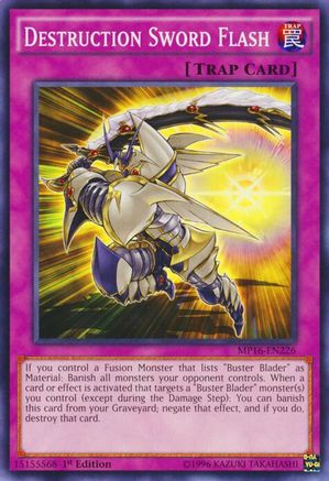Destruction Sword Flash (MP16-EN226) - 2016 Mega-Tins Mega Pack Unlimited