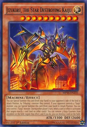 Jizukiru, the Star Destroying Kaiju (MP16-EN235) - 2016 Mega-Tins Mega Pack Unlimited
