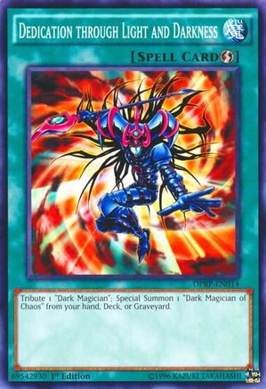 Dedication through Light and Darkness (DPRP-EN014) - Duelist Pack: Rivals of the Pharaoh 1st Edition