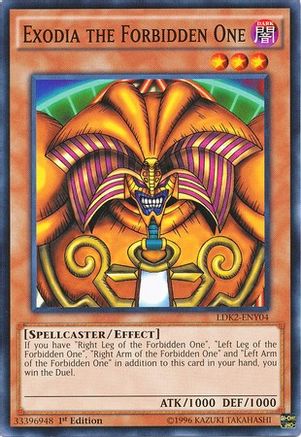 Exodia the Forbidden One (LDK2-ENY04) - Legendary Decks II 1st Edition