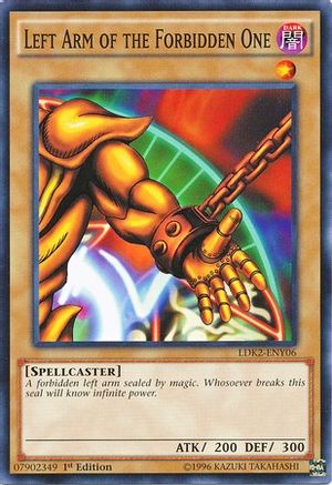 Left Arm of the Forbidden One (LDK2-ENY06) - Legendary Decks II 1st Edition