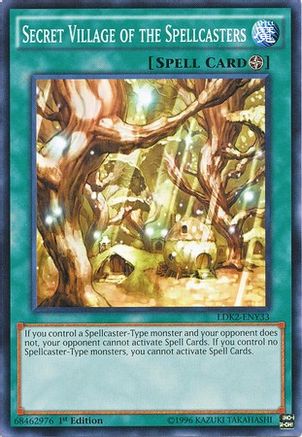 Secret Village of the Spellcasters (LDK2-ENY33) - Legendary Decks II 1st Edition